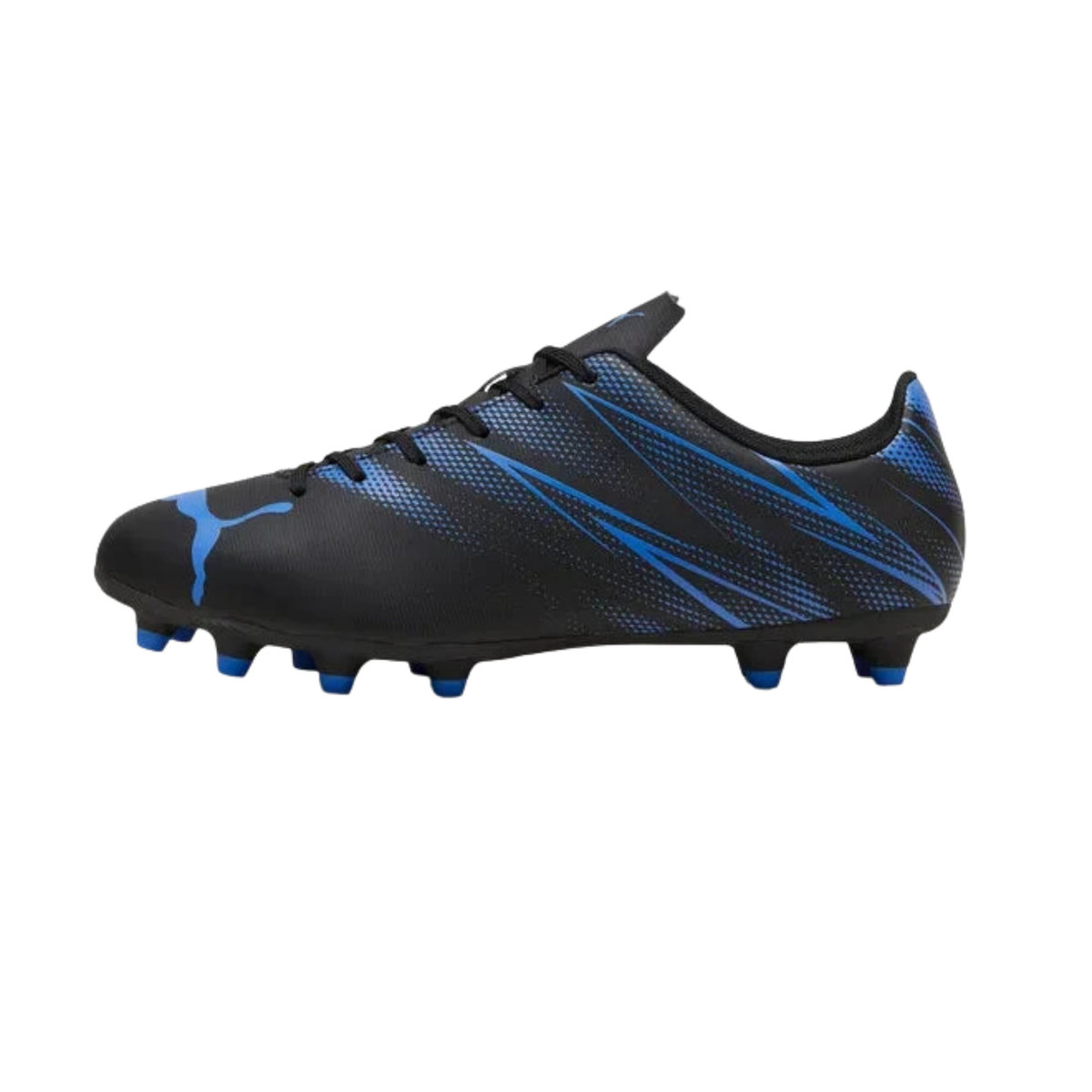 Puma Attacanto FG/AG Football Boots Junior - Puma Black/Silver/Blue Puma Balck Bluemazing shoes Puma