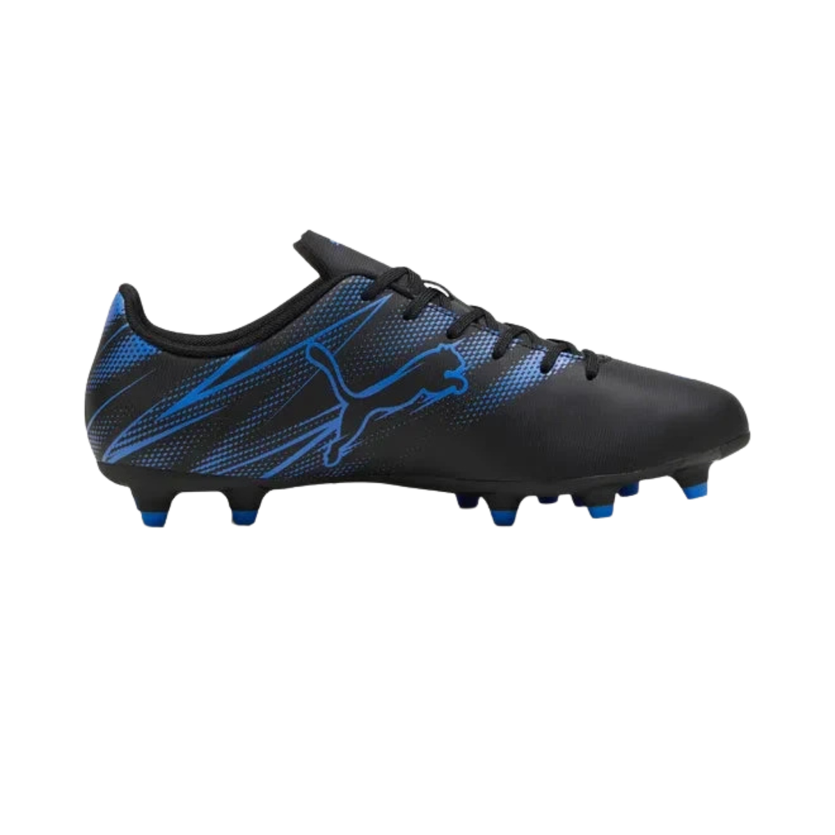 Puma Attacanto FG/AG Football Boots Junior - Puma Black/Silver/Blue shoes Puma