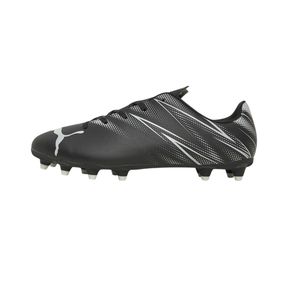 Puma Attacanto FG/AG Football Boots Junior - Puma Black/Silver/Blue Puma Black Silver Mist shoes Puma