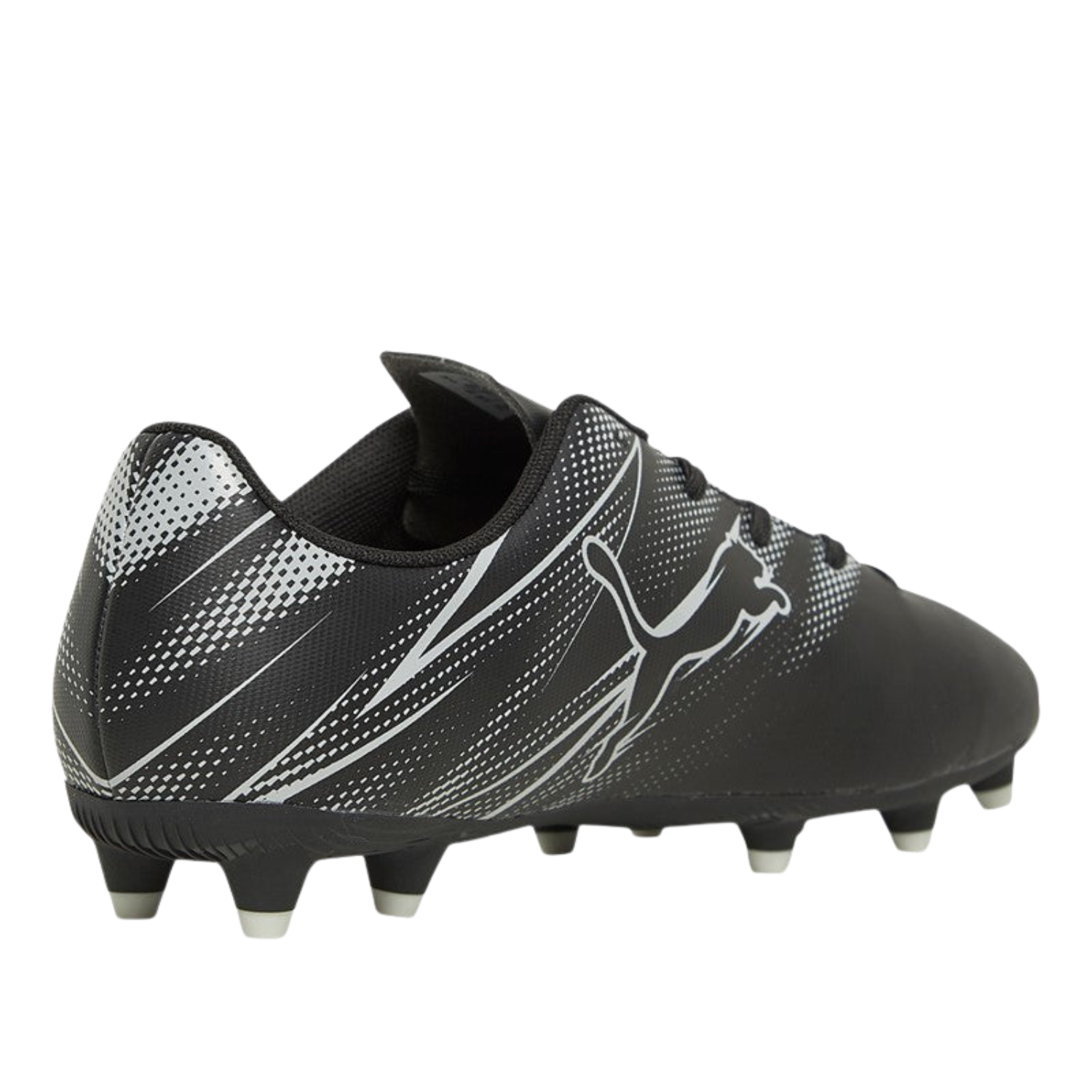 Puma Attacanto FG/AG Football Boots Junior - Puma Black/Silver/Blue shoes Puma