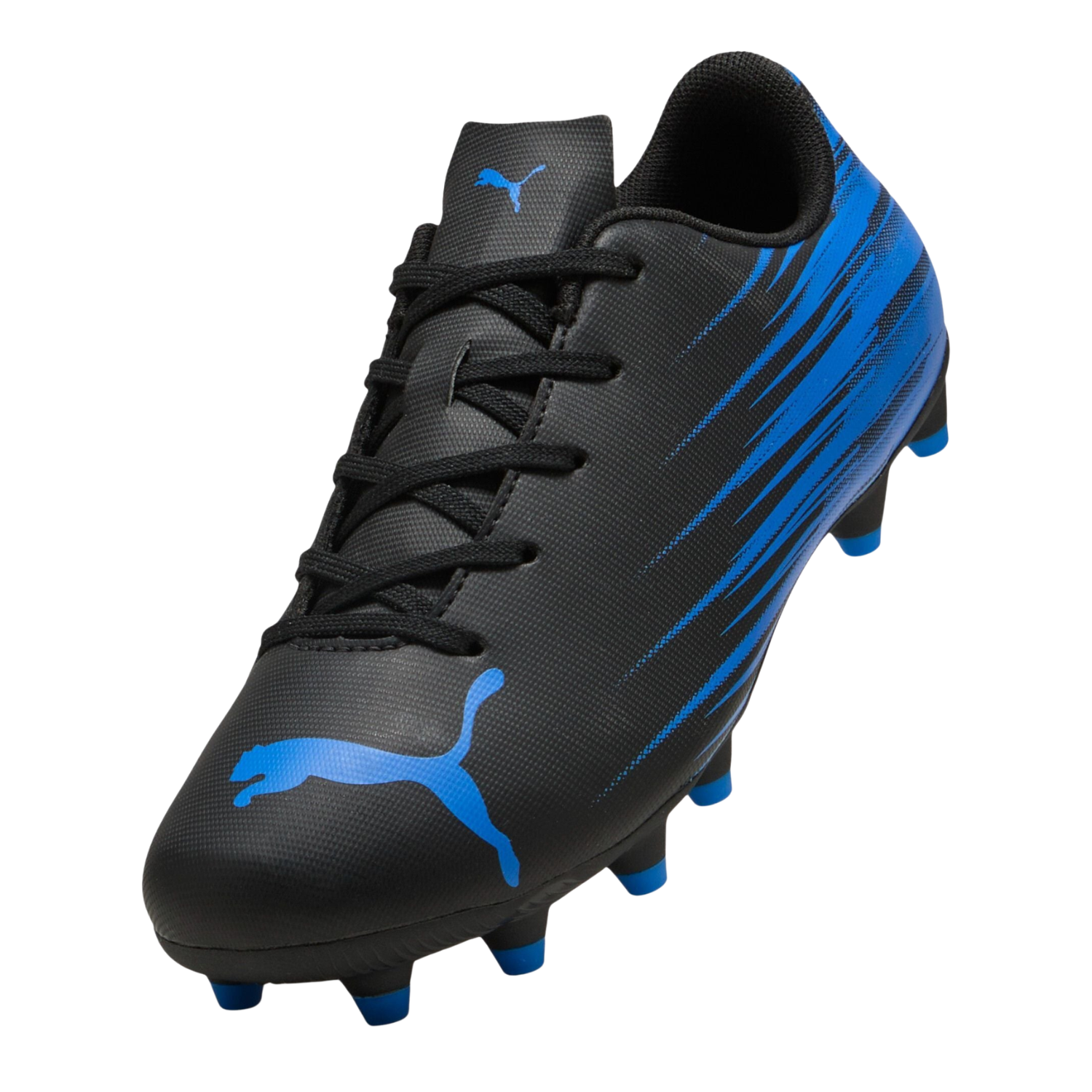 Puma Attacanto II FG/AG Football Boots Junior - Puma Black/Blue Football Boots Puma