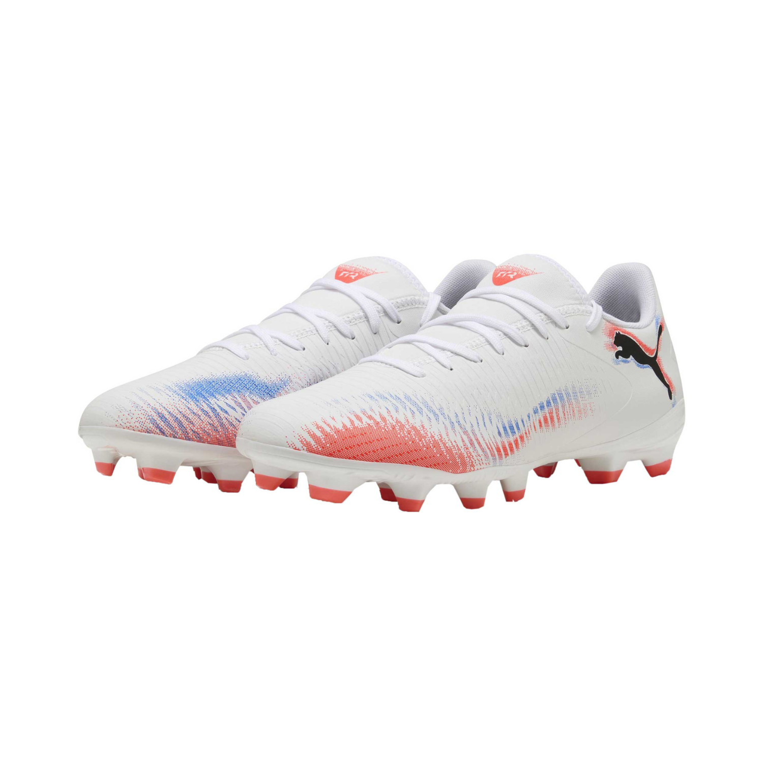 Puma Future 8 Play FG/AG Football Boots Junior - Puma White/Red Football Boots Puma
