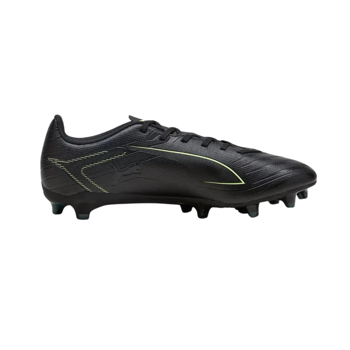 Puma Ultra 6 Play FG/AG Football Boots Unisex - Puma Black/Green shoes Puma