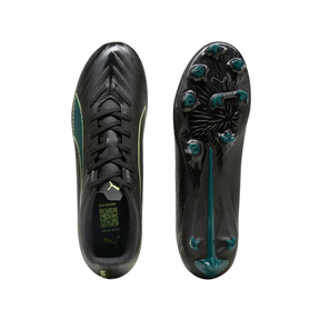 Puma Ultra 6 Play FG/AG Football Boots Unisex - Puma Black/Green Football Boots Puma