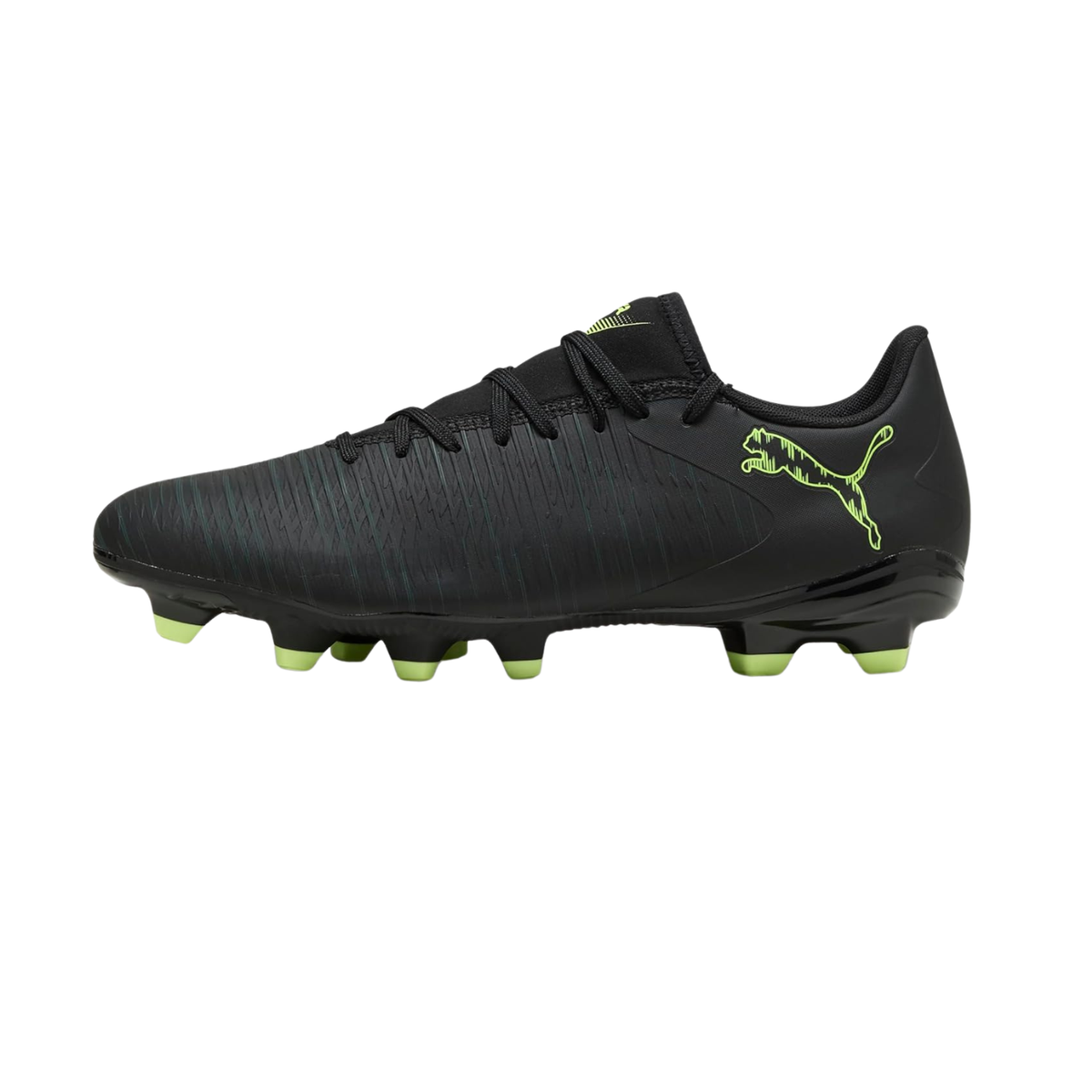 Puma Future 8 Play FG/AG Soccer Shoe Men - Puma Black/Green Terrain Puma Black Fizzy Light Green Terrain shoes Puma