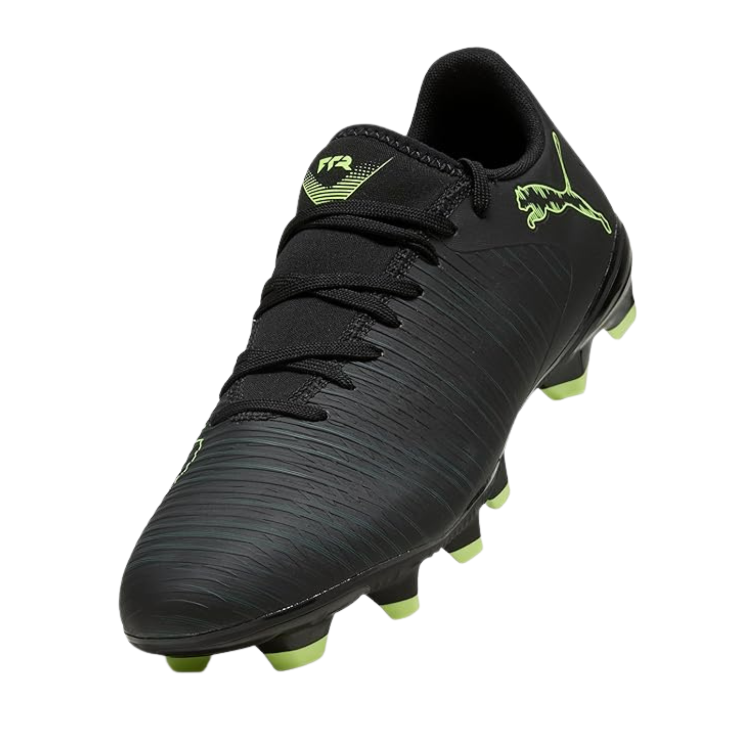 Puma Future 8 Play FG/AG Soccer Shoe Men - Puma Black/Green Terrain Football Boots Puma