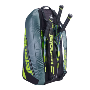 Babolat RH6 Pure Aero 2026 Racket Bag - Black/Grey/Yellow Luggage Babolat