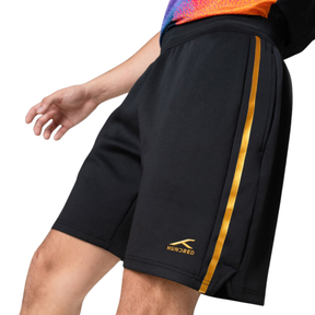 Hundred Logo Line Badminton Shorts Men - White/Black Clothing Hundred