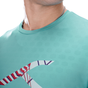 Hundred RN T-Shirt HBTS-5M022-3 Men - Blue Clothing Hundred