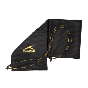 Hundred drawstring kit bag, Black, side view
