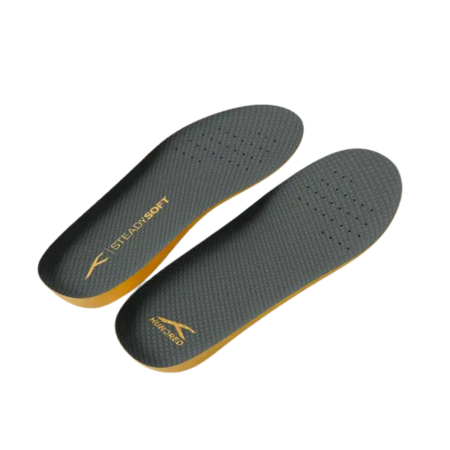 Hundred SteadySoft Insole - Dark Grey/Orange Dark Grey Orange Accessories Hundred