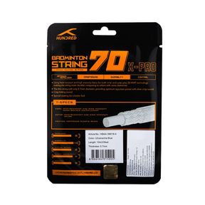 Hundred 70 X Pro Badminton String Set - Blue String (Packs) Hundred