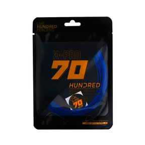 Hundred 70 X Pro Badminton String Set - Blue String (Packs) Hundred