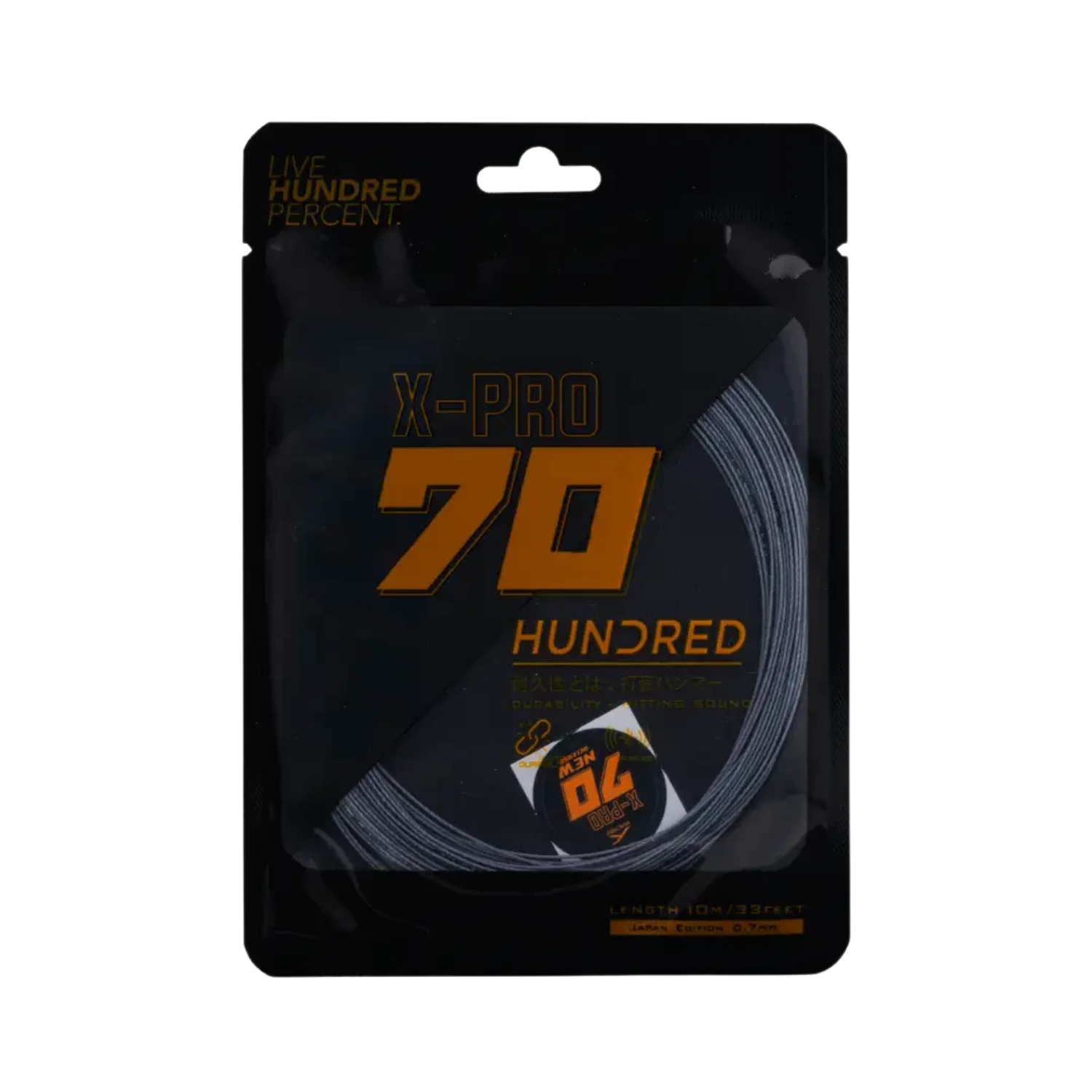 Hundred 70 X Pro Badminton String HBAA-3M016-9 String (Packs) Hundred