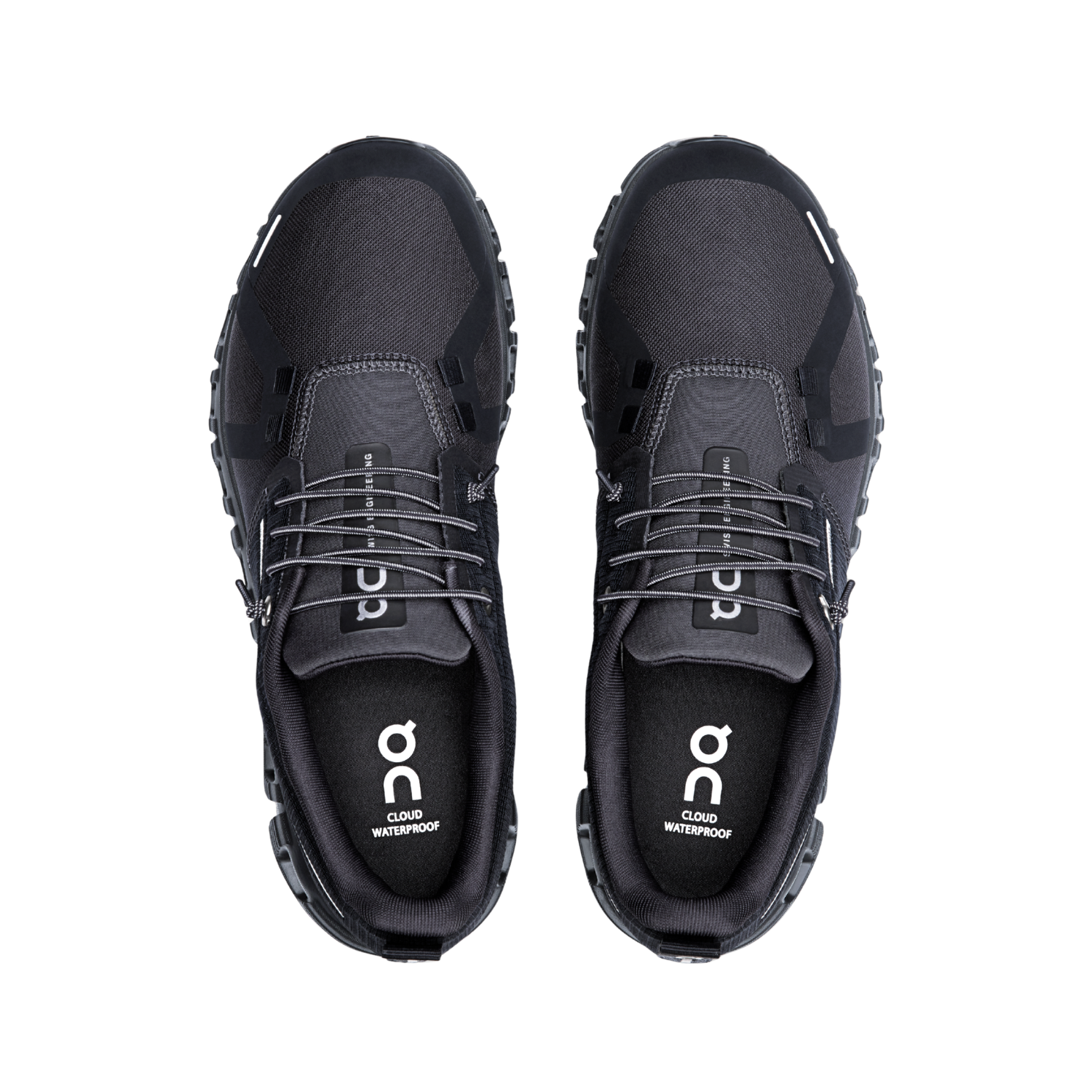 On Cloud 6 Waterproof Running Shoes Women - Black/Black Running Shoes On Running