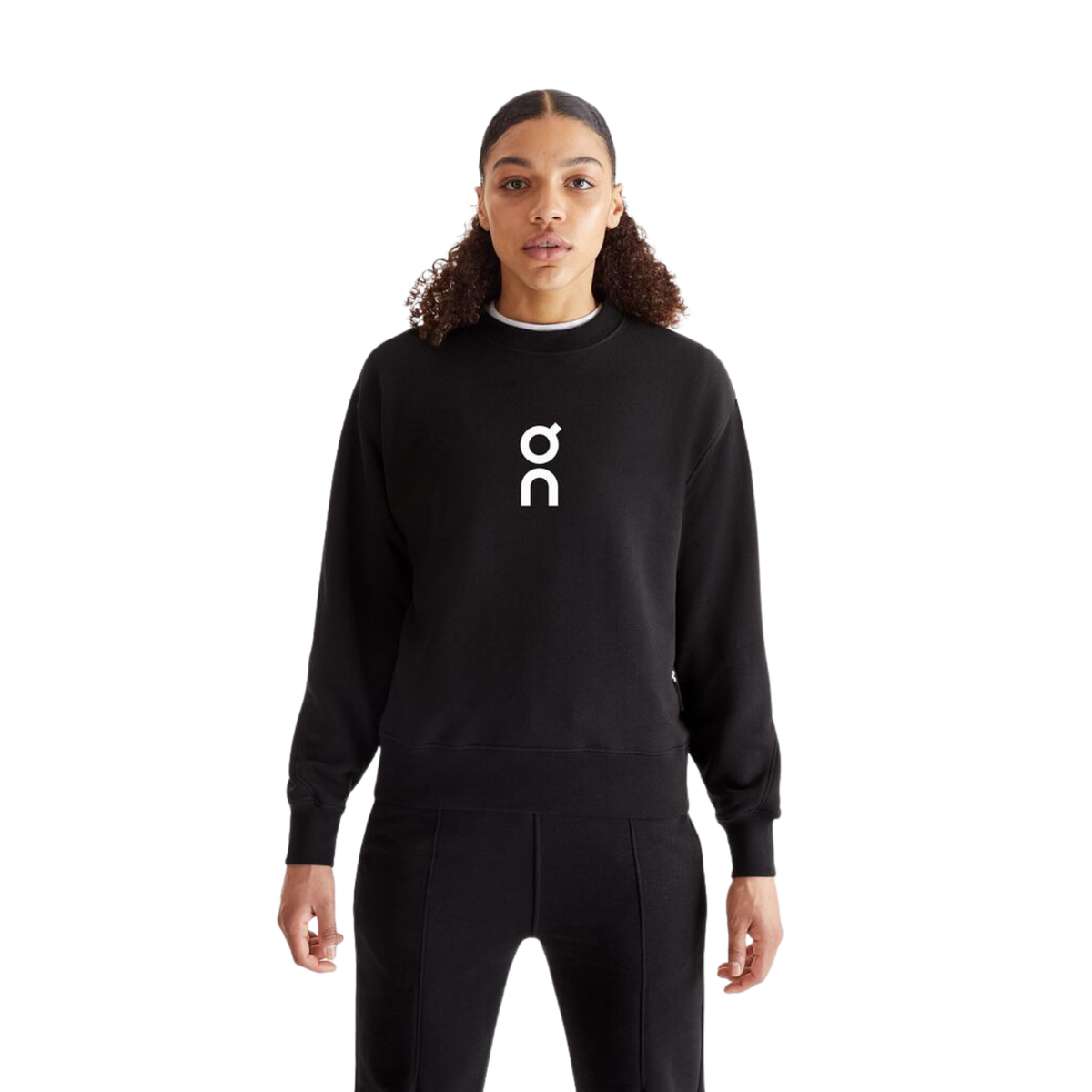 On Club Crew Women Black Clothing On Running