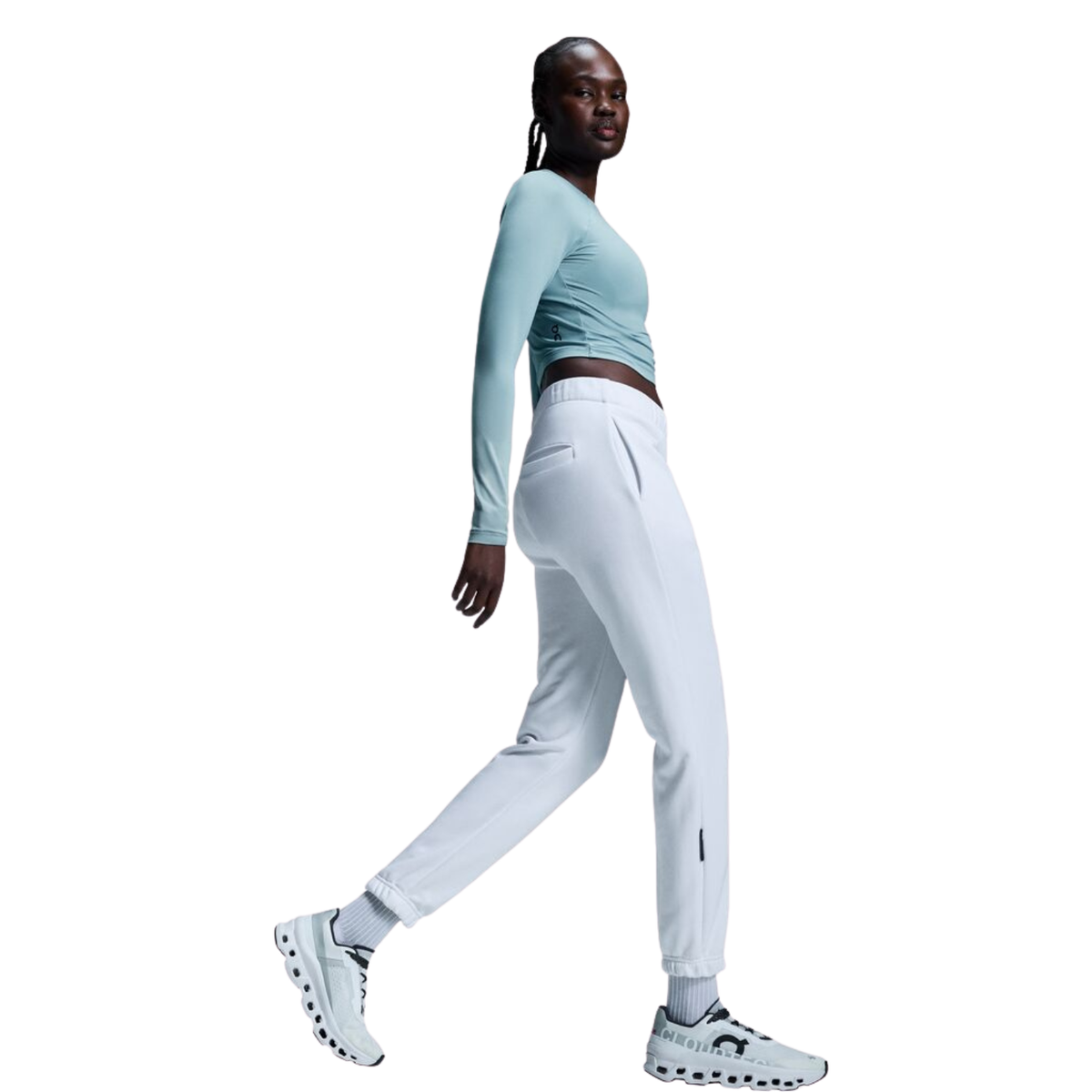 On Club Pants Women White Clothing On Running