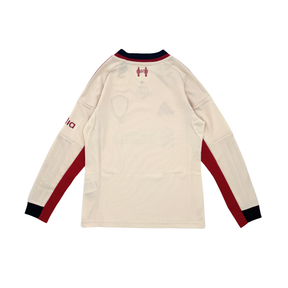 Adidas Liverpool F.C. 25/26 Long Sleeve Away Jersey Junior - Beige Clothing Adidas