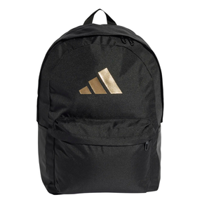 Adidas Classic 3 Bars Backpack - Black/Gold by Adidas