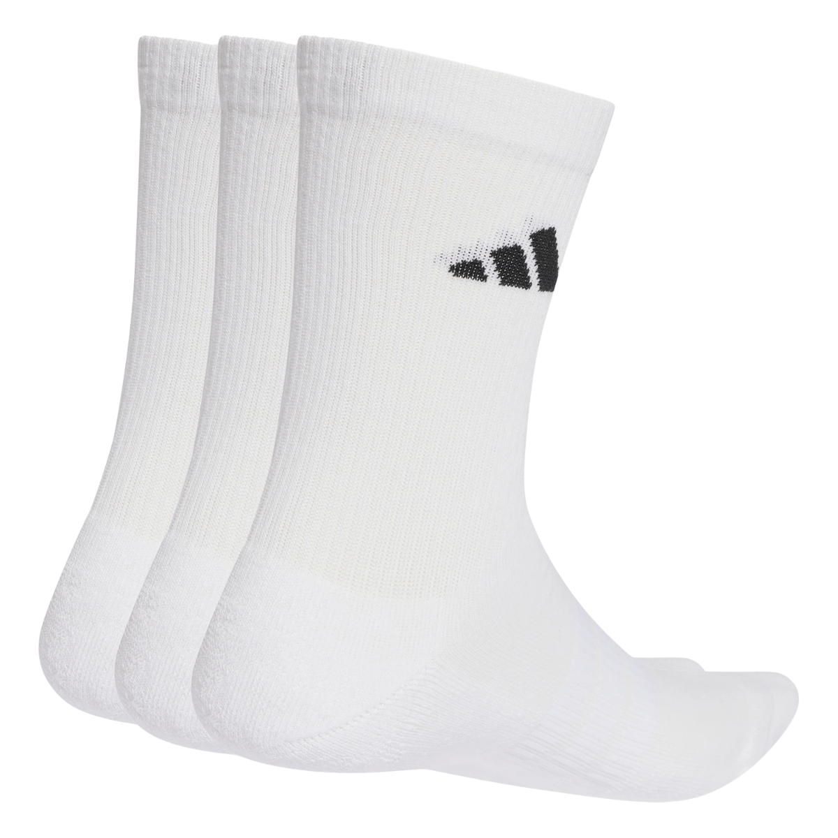 Adidas Cushioned Sportswear Crew 3 Pack Socks Unisex - White Clothing Adidas
