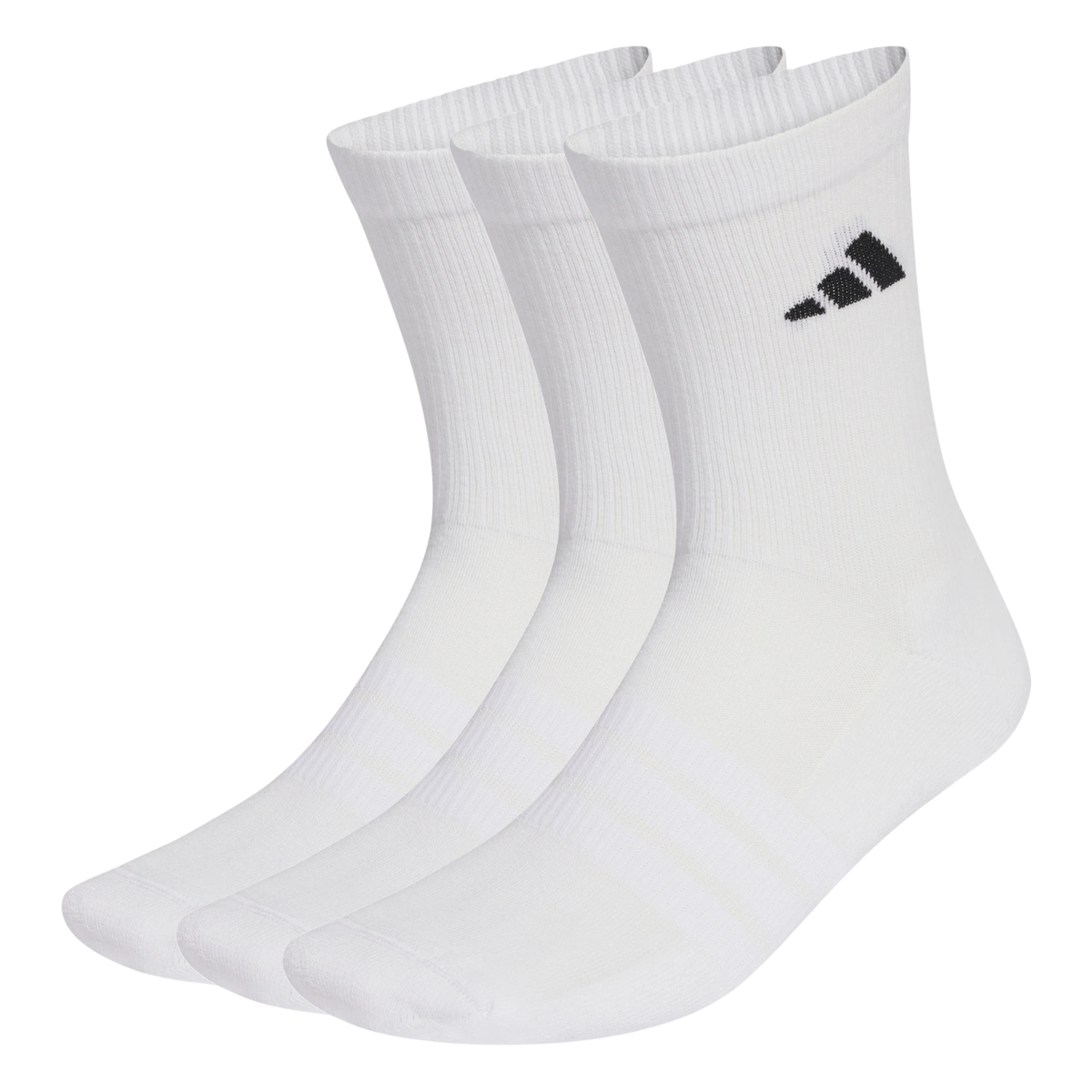 Adidas Cushioned Sportswear Crew 3 Pack Socks Unisex - White White Clothing Adidas