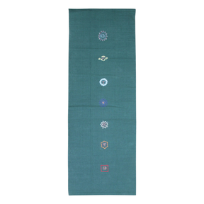 Yoga-Mad Cotton Yoga Rug – Chakra Pattern by Fitness-Mad