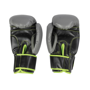 Fitness Mad PVC Sparring Gloves - Green/Grey 10OZ Clearance Fitness Mad