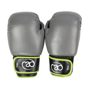 Fitness Mad PVC Sparring Gloves - Green/Grey 10OZ Clearance Fitness Mad