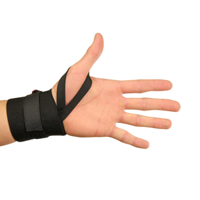 Fitness Mad Weight Lifting Wrist Support Wrap - Black/Red Supports & Braces Fitness Mad