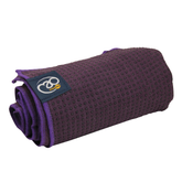 Fitness Mad Grip Dot Yoga Towel - Multicolor Aubergine 183 cm (L) x 60 cm (W) Accessories Fitness Mad