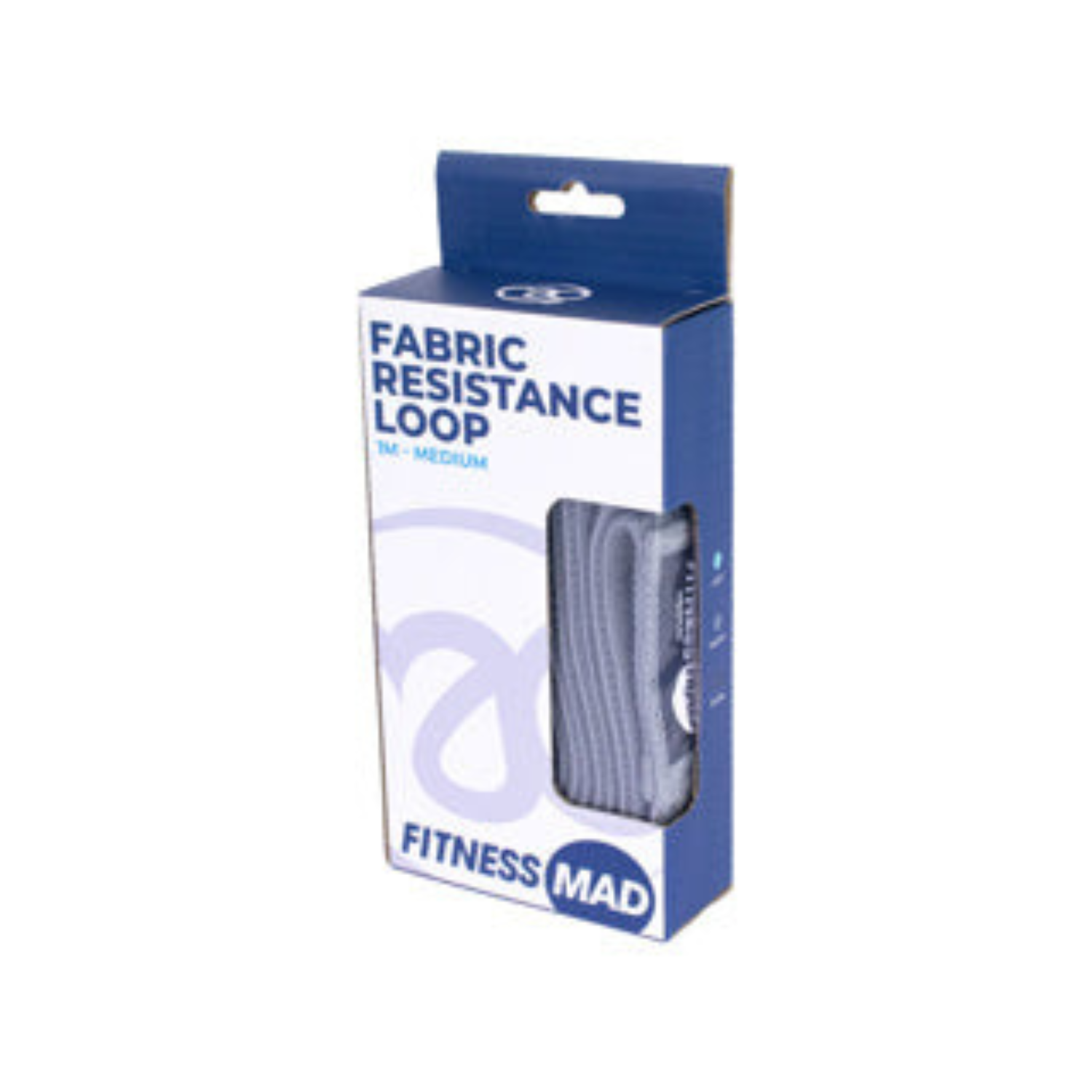 Fitness Mad Fabric Resistance Loop Medium - Grey Exercise & Fitness Fitness Mad