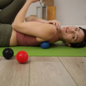 Fitness Mad Spikey Massage Balls 3pcs - Red/Blue/Black Exercise & Fitness Fitness Mad