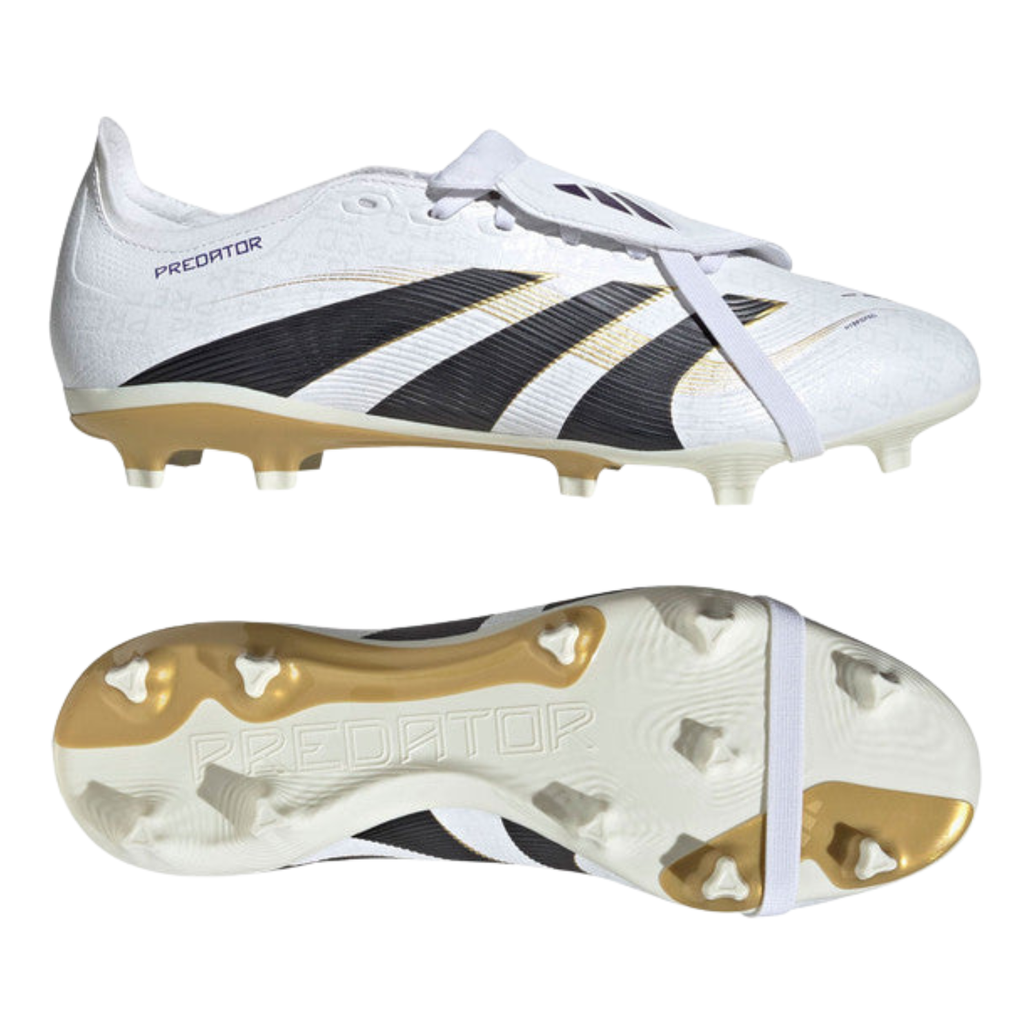 Adidas Predator League FT FG/MG Football Boots Men - White/Gold Football Boots Adidas