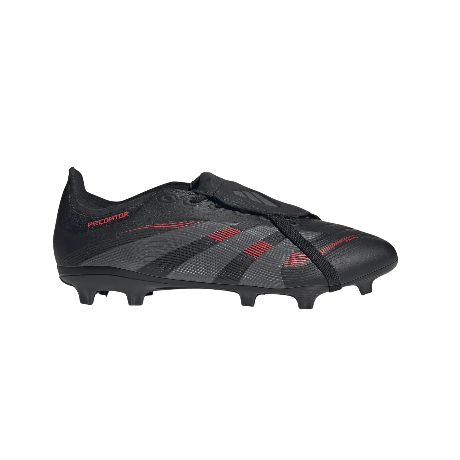 Adidas Predator League FT FG/MG Football Boots - Core Black/Red Core Black Grey Four Lucid Red Football Boots adidas