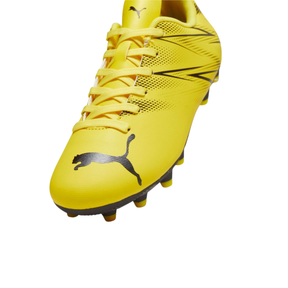 Puma Attacanto FG/AG Football Boots Junior - Yellow Blaze/ Puma Black Football Boots Puma