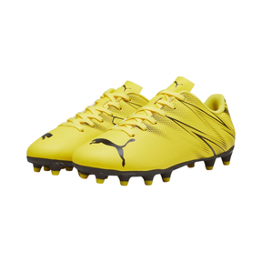 Puma Attacanto FG/AG Football Boots Junior - Yellow Blaze/ Puma Black Football Boots Puma