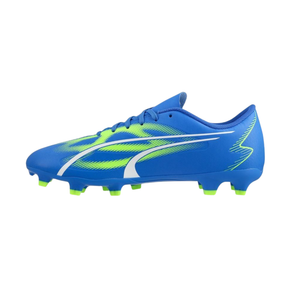 Puma Ultra Play FG/AG Football Boots Unisex - Ultra Blue/ White/ Pro Green ULTRA BLUE PUMA WHITE PRO GREEN Football Boots Puma