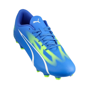 Puma Ultra Play FG/AG Football Boots Unisex - Ultra Blue/ White/ Pro Green Football Boots Puma