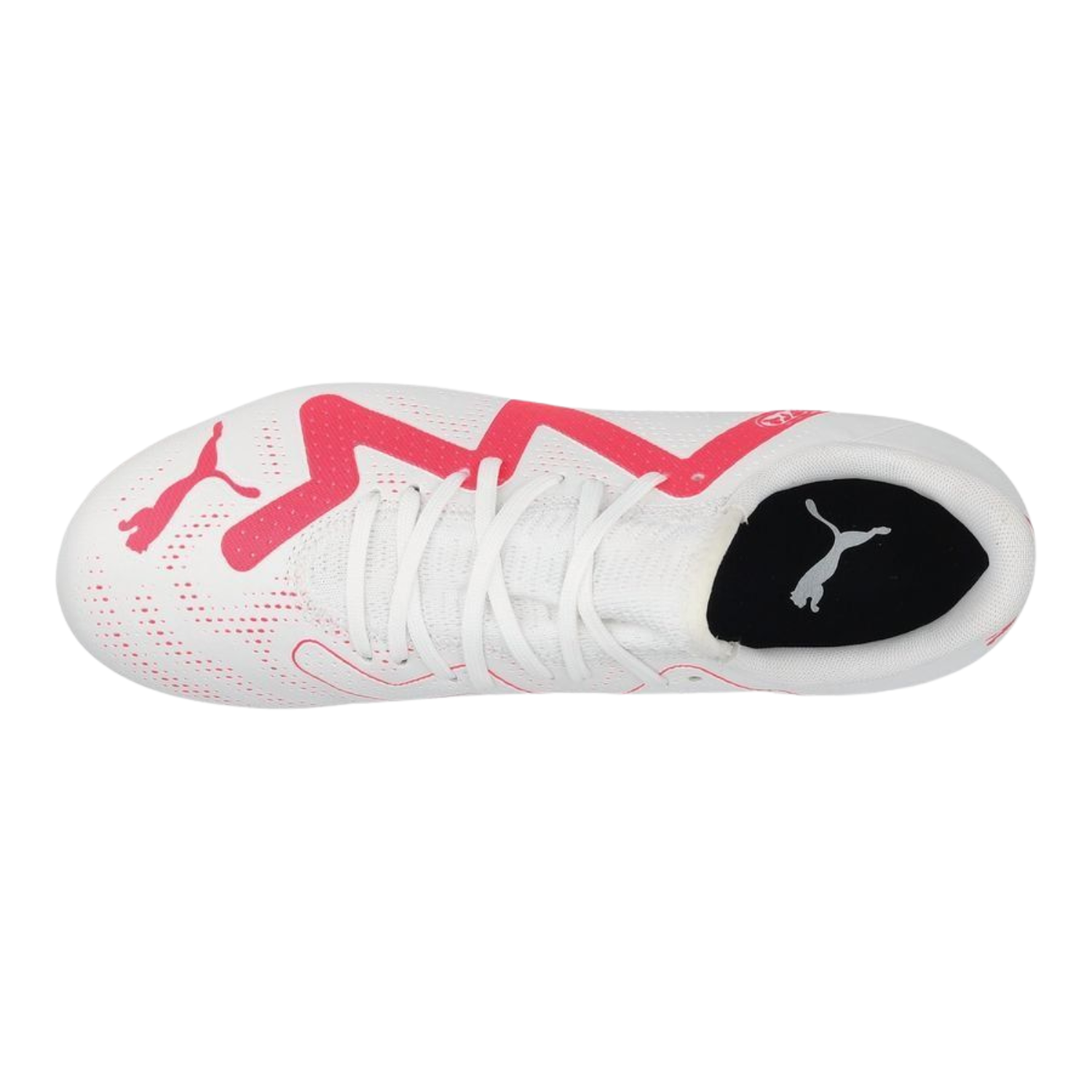 Puma Future Play FG/AG Football Boots Junior - Puma White/Fire Orchid (10738801) Football Boots Puma