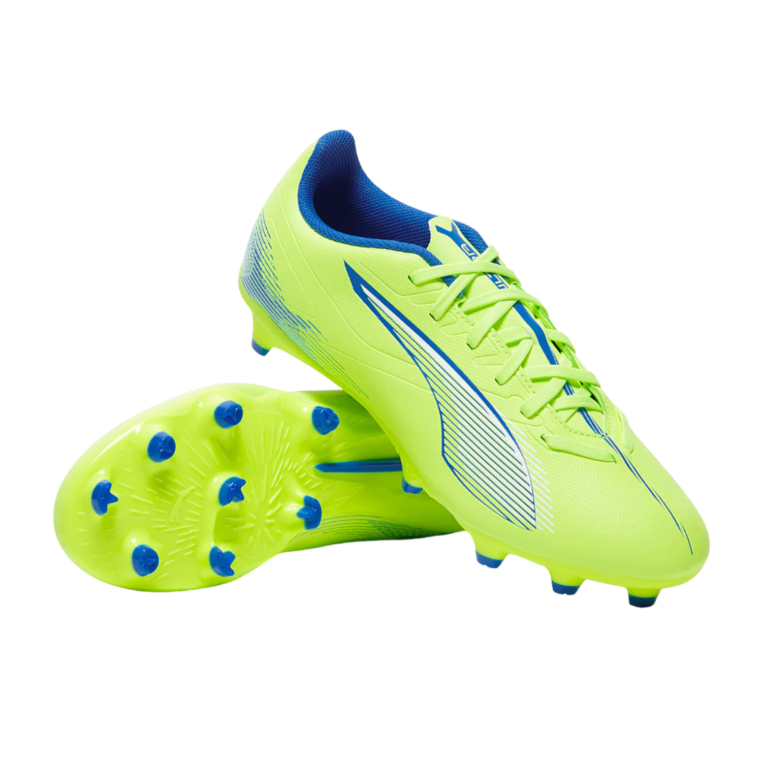Puma Ultra 5 Play FG/AG Football Boots Unisex - Fizzy Apple/ Puma White/ Bluemazing 107689-03 Football Boots Puma