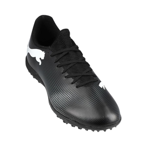 Puma Future 7 Play TT Football Shoe Unisex - Puma Black/White 107726 by Puma