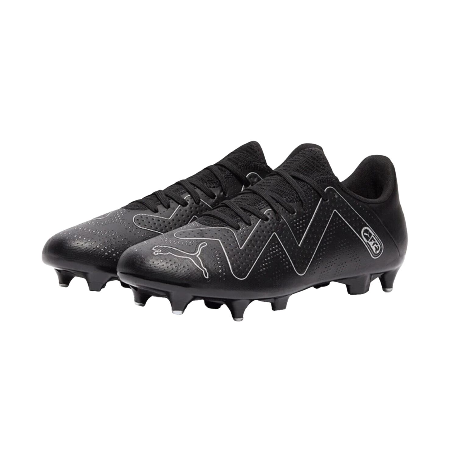 Puma Future Play MxSG Football Boots Unisex - Black/Silver Football Boots Puma