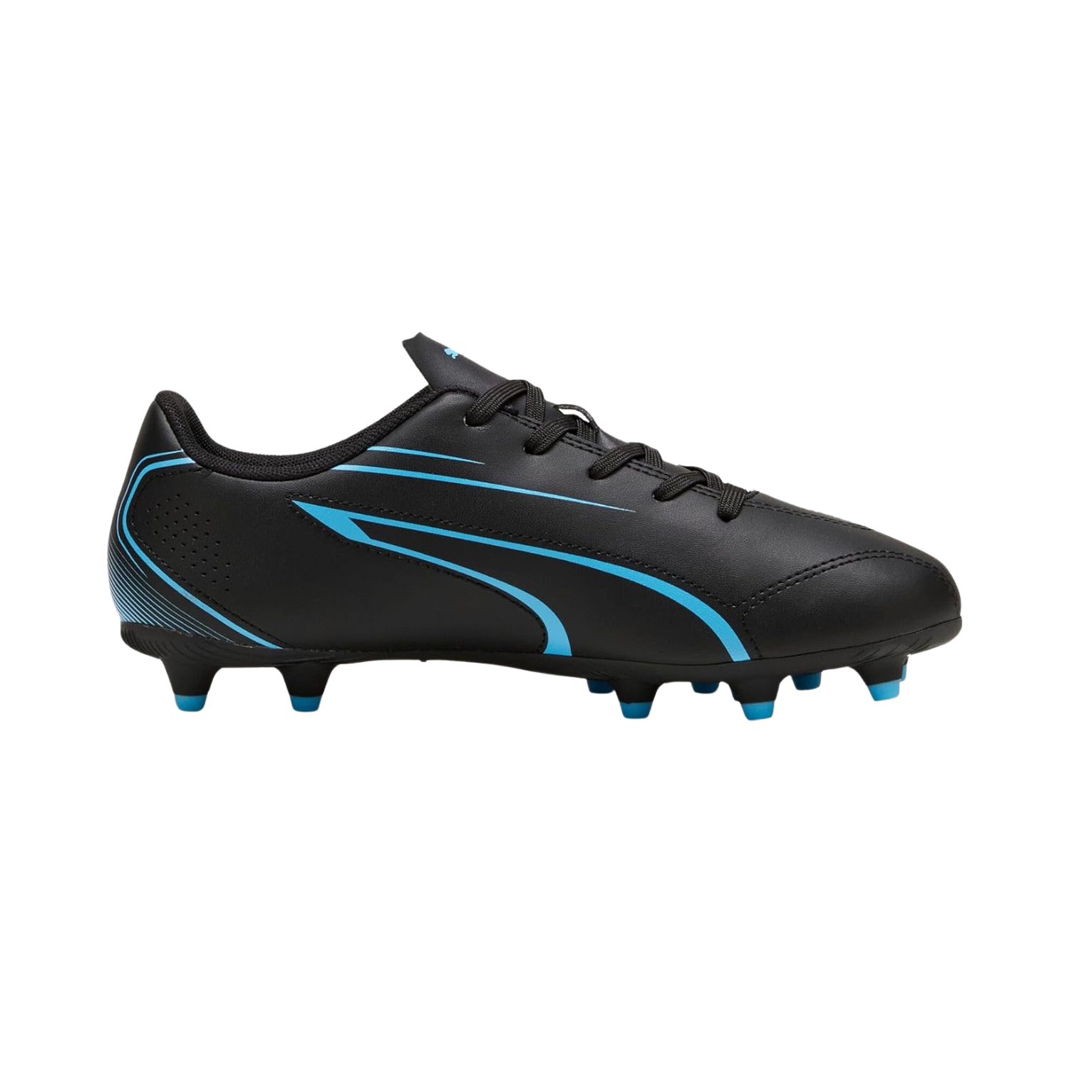 Puma Vitoria FG/AG Football Boots Unisex - Puma Black/ Luminous Blue 107483-05 Football Boots Puma