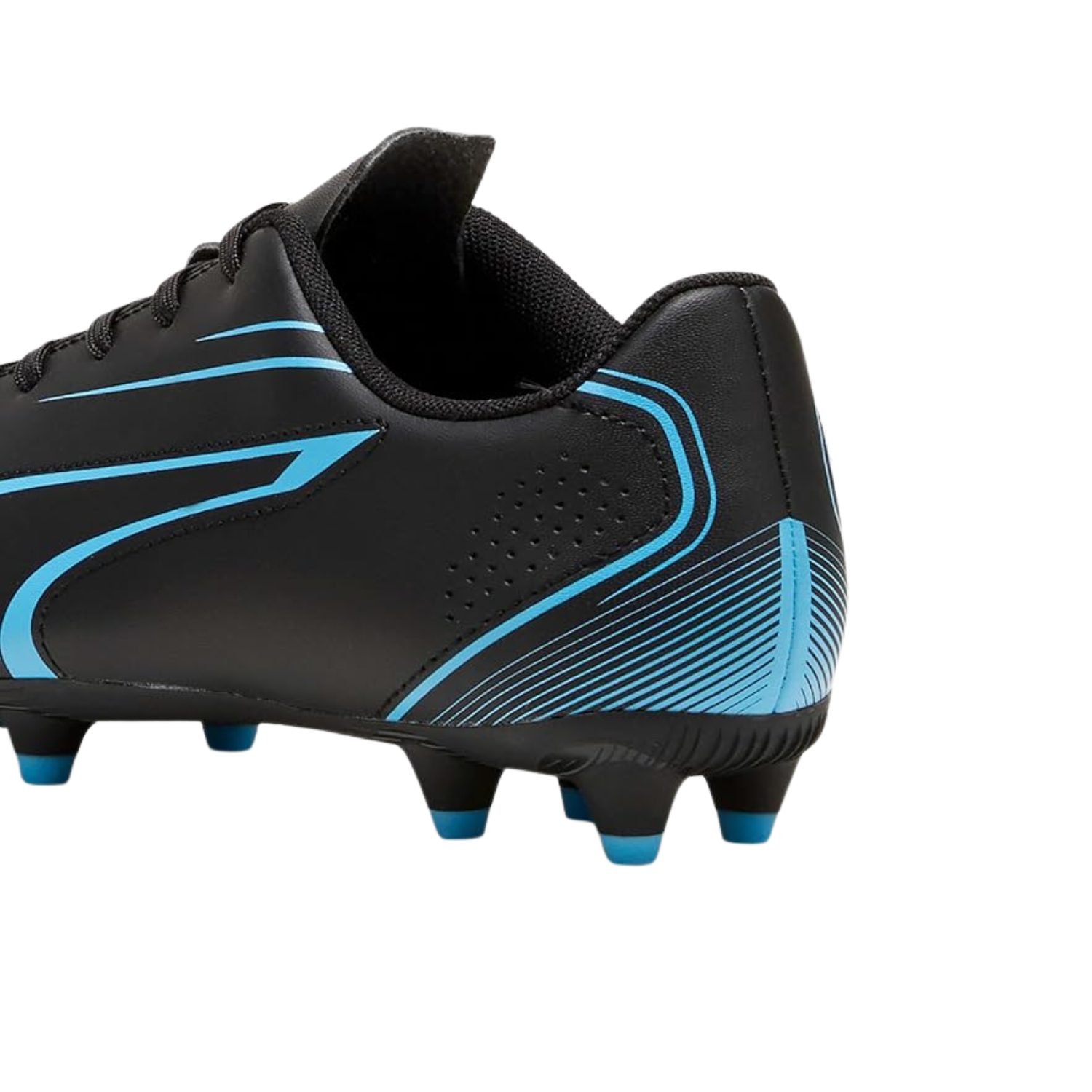 Puma Vitoria FG/AG Football Boots Unisex - Puma Black/ Luminous Blue 107483-05 Football Boots Puma