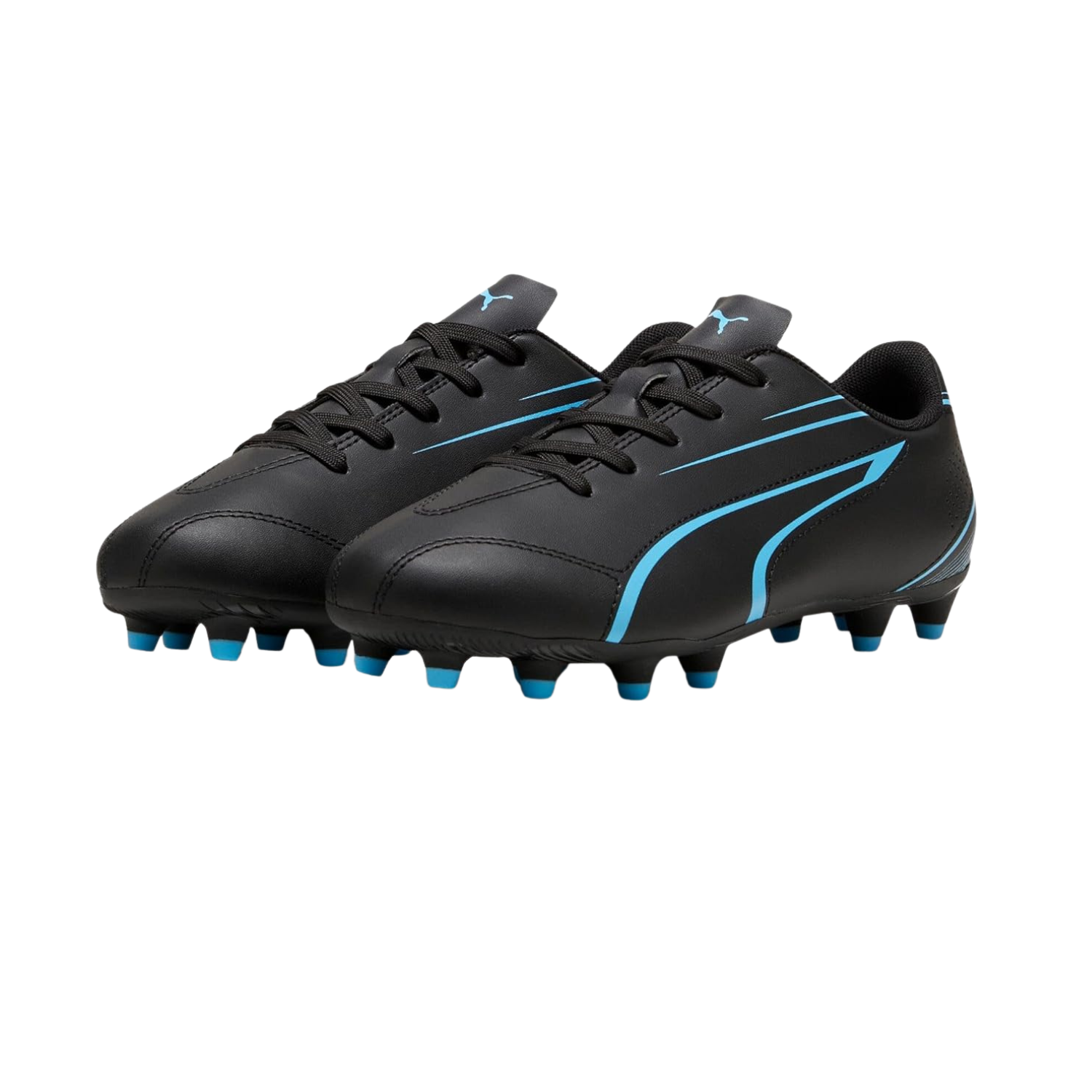 Puma Vitoria FG/AG Football Boots Unisex - Puma Black/ Luminous Blue 107483-05 Football Boots Puma