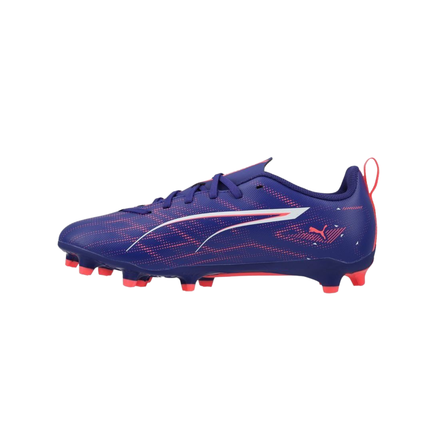 Puma Ultra 5 Play FG/AG Football Boots Junior - Lapis Lazuli/ Puma White/ Sunset Glow 107695 by Puma