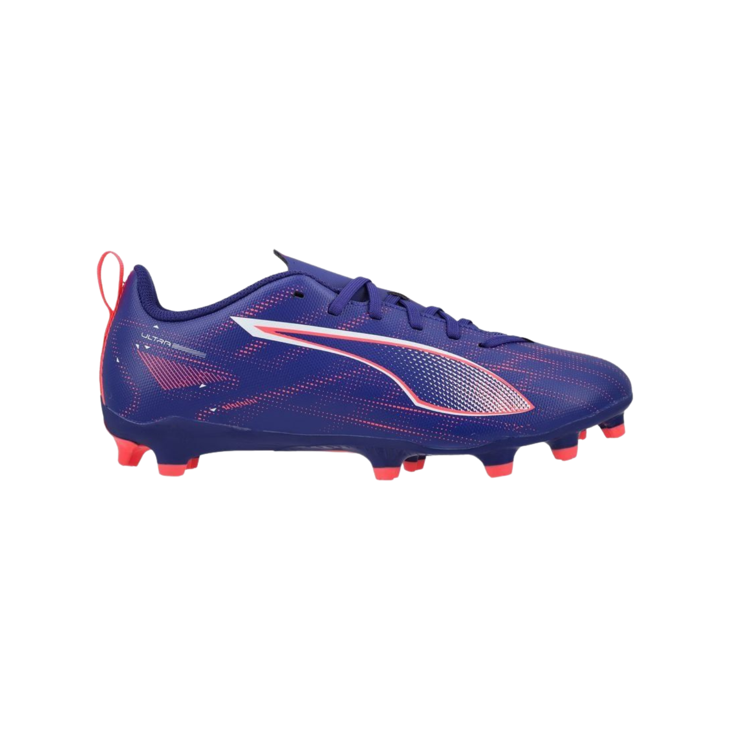 Puma Ultra 5 Play FG/AG Football Boots Junior - Lapis Lazuli/ Puma White/ Sunset Glow 107695 by Puma