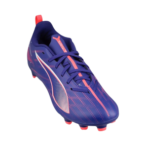Puma Ultra 5 Play FG/AG Football Boots Junior - Lapis Lazuli/ Puma White/ Sunset Glow 107695 by Puma