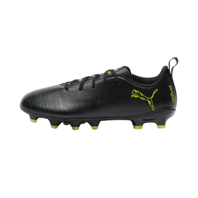 Puma Future 8 Play FG/AG Football Boots Unisex - Puma Black/Fizzy Light/Green Terrain 10862202 by Puma