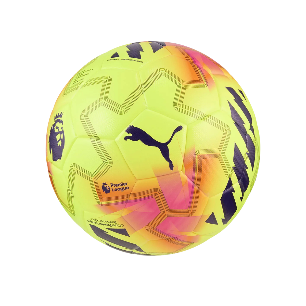 Puma Orbita Play PL Thrill Football - Puma White/ Yellow 08471901 Fluo Yellow Multicolour S5 Football Puma